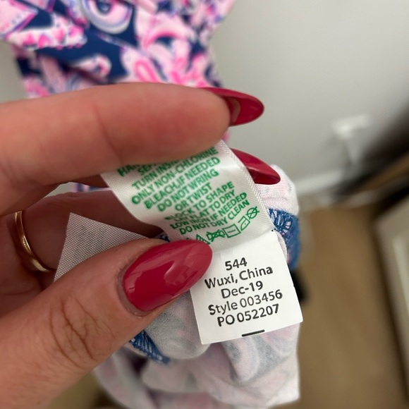 Lilly Pulitzer Nichola Maxi Dress Indigo SZ.XS Love You Bunches - Picture 4 of 5